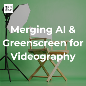 Merging AI & Greenscreen for Videography